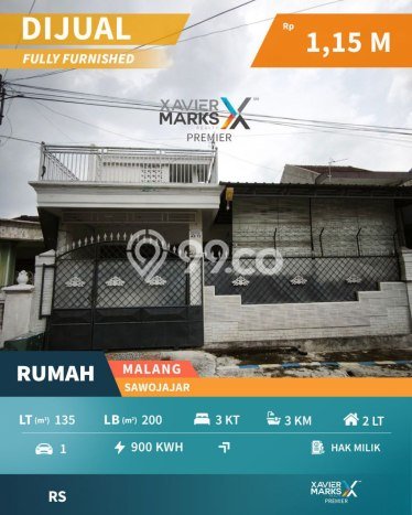 Hunian Nyaman Asri 3 KT Siap Huni di Sawojajar Malang Hunian Nyaman Asri 3 KT Siap Huni di Sawojajar Malang
