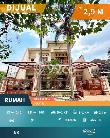 Hunian Super Elit dengan Akses Paling Strategis di Araya, Malang Hunian Super Elit dengan Akses Paling Strategis di Araya, Malang