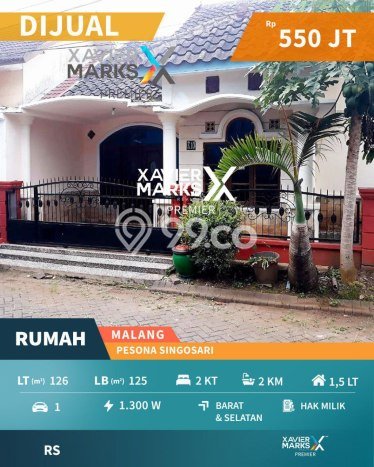 Jual Rumah Favorit Siap Huni LB 125m2 di Singosari, Malang Jual Rumah Favorit Siap Huni LB 125m2 di Singosari, Malang
