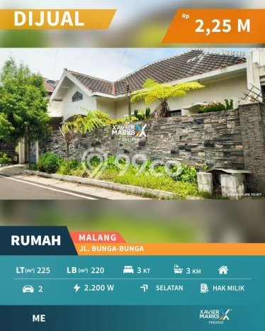 Dijual Rumah Modern 3 KT di Soekarno Hatta, Malang Dijual Rumah Modern 3 KT di Soekarno Hatta, Malang