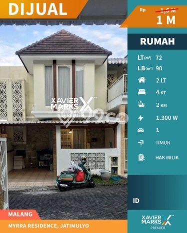 Hunian Nyaman Asri 4 KT Siap Pakai di Tunggulwulung Malang Hunian Nyaman Asri 4 KT Siap Pakai di Tunggulwulung Malang