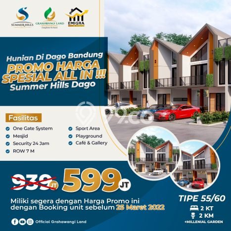 Rumah Modern 3 KT di Bandung Kota Bandung Full Furnished Rumah Modern 3 KT di Bandung Kota Bandung Full Furnished