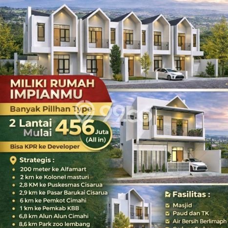 Dijual Rumah 4 Kamar Lokasi Ideal Bagus dan Strategis di Cimahi Utara Dijual Rumah 4 Kamar Lokasi Ideal Bagus dan Strategis di Cimahi Utara