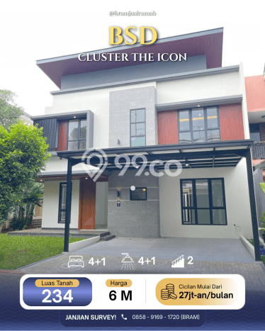 Best Deal Hunian Mewah Ideal dan Luas di BSD, Tangerang Selatan Best Deal Hunian Mewah Ideal dan Luas di BSD, Tangerang Selatan