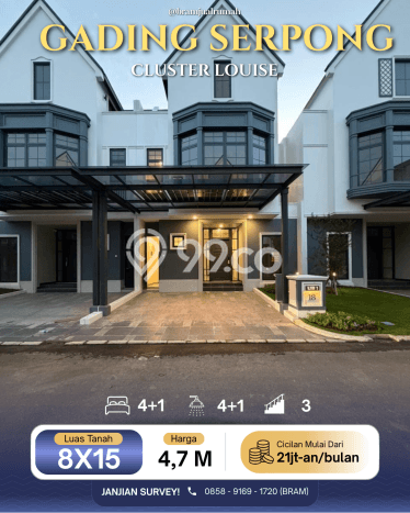 Dijual Rumah Mewah Megah Dengan View Cantik di Gading Serpong, Tangerang Dijual Rumah Mewah Megah Dengan View Cantik di Gading Serpong, Tangerang