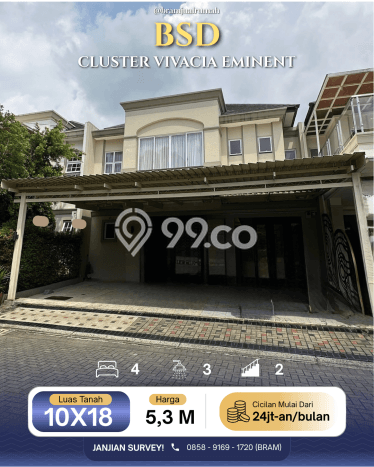 Rumah Luxury Modern Tanpa Renovasi di BSD City Tangerang Rumah Luxury Modern Tanpa Renovasi di BSD City Tangerang