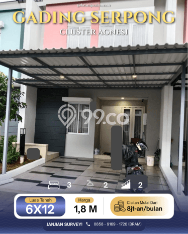 Dijual Rumah Eksklusif 3 KT di Gading Serpong, Tangerang Dijual Rumah Eksklusif 3 KT di Gading Serpong, Tangerang
