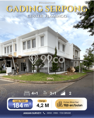 Hunian Mewah LB 200m2 Siap Huni Desain Elegan di Gading Serpong The Spring, Tangerang Hunian Mewah LB 200m2 Siap Huni Desain Elegan di Gading Serpong The Spring, Tangerang