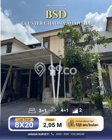 Best Deal Hunian Premium Ideal dan Luas di BSD, Tangerang Selatan Best Deal Hunian Premium Ideal dan Luas di BSD, Tangerang Selatan