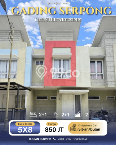 Rumah Luas Asri 2 KT Siap Huni di Gading Serpong Tangerang Rumah Luas Asri 2 KT Siap Huni di Gading Serpong Tangerang