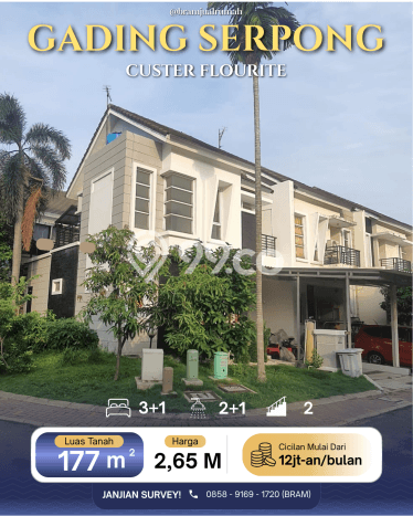 Rumah Mewah LB 130m2 Siap Pakai Desain Elegan di Gading Serpong, Tangerang Rumah Mewah LB 130m2 Siap Pakai Desain Elegan di Gading Serpong, Tangerang