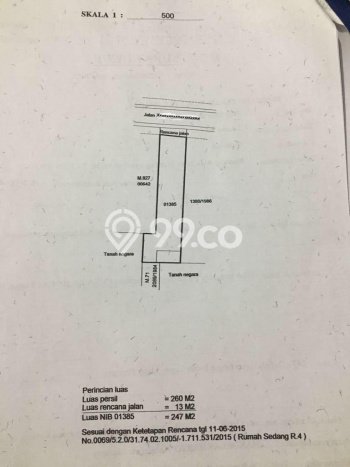 Dijual Tanah Lokasi Setiabudi, Jakarta Selatan Seluas 247m2 Dijual Tanah Lokasi Setiabudi, Jakarta Selatan Seluas 247m2