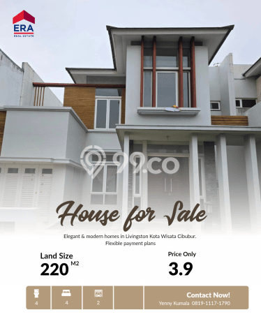 Jual Rumah Mewah Elegan Dengan View Cantik di Cibubur, Bogor Jual Rumah Mewah Elegan Dengan View Cantik di Cibubur, Bogor