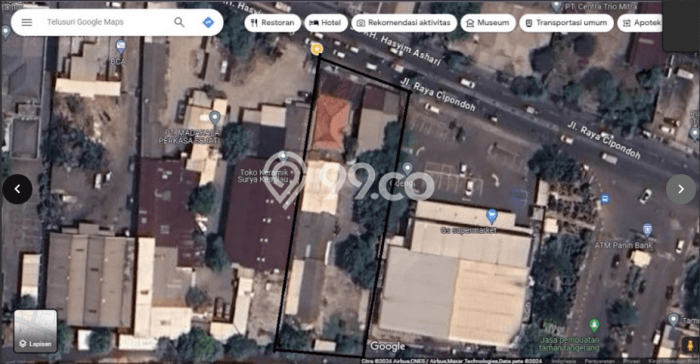 PRIME LOCATION! Komersial Kawasan Cipondoh, Luas 2000m², Area Bisnis, Lokasi Premium PRIME LOCATION! Komersial Kawasan Cipondoh, Luas 2000m², Area Bisnis, Lokasi Premium