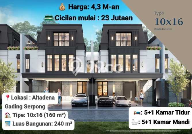 Rumah Luxury Modern Tanpa Renovasi di Gading Serpong Tangerang Rumah Luxury Modern Tanpa Renovasi di Gading Serpong Tangerang