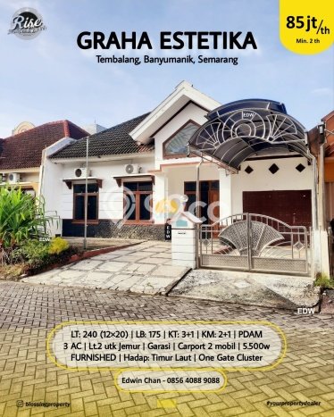 Rumah kawasan Banyumanik, 3 KM, Pemandangan Indah, Luas 240m2m² Bangunan 175m2m² Rumah kawasan Banyumanik, 3 KM, Pemandangan Indah, Luas 240m2m² Bangunan 175m2m²