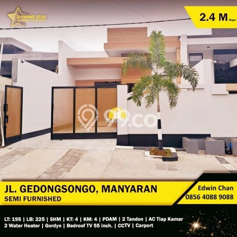 Dijual Hunian Rumah Nyaman 4 Kamar di Manyaran, Semarang Dijual Hunian Rumah Nyaman 4 Kamar di Manyaran, Semarang