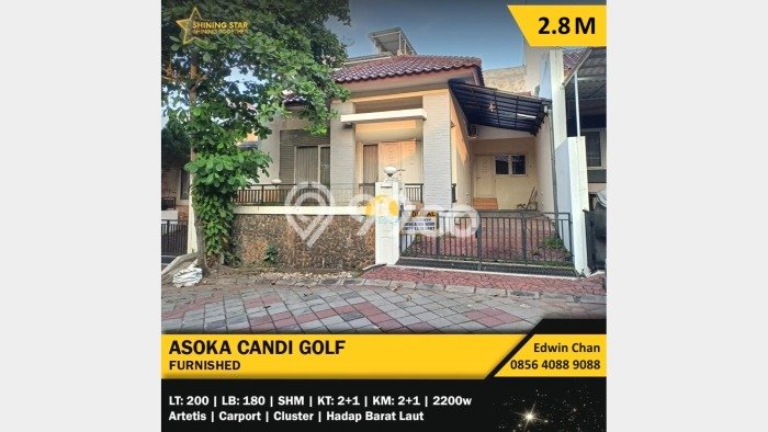 Rumah Elit Modern Siap Huni di Candi Golf Semarang Rumah Elit Modern Siap Huni di Candi Golf Semarang