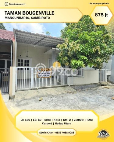Rumah di Tembalang, Semarang, Luas 166m2m² LB 60m2m² Rumah di Tembalang, Semarang, Luas 166m2m² LB 60m2m²