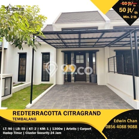 HUNIAN EKSKLUSIF! Rumah di Citragrand, 2 KT, Design Modern, Luas 90m² Bangunan 55m² HUNIAN EKSKLUSIF! Rumah di Citragrand, 2 KT, Design Modern, Luas 90m² Bangunan 55m²