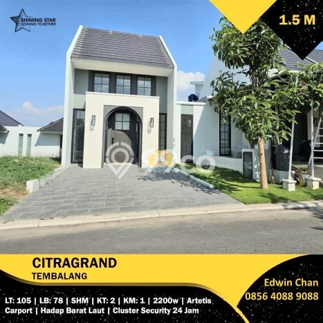 HOT LISTING! Rumah Siap Huni di Citragrand, Semarang, Luas 105m² LB 78m² HOT LISTING! Rumah Siap Huni di Citragrand, Semarang, Luas 105m² LB 78m²