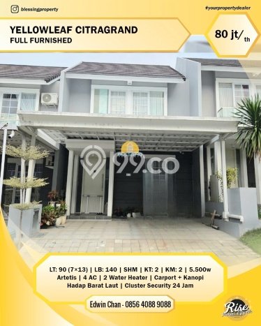 PREMIUM CHOICE! Rumah kawasan Citragrand, 2 KM, Area Asri, LT 90m² Bangunan 140m² PREMIUM CHOICE! Rumah kawasan Citragrand, 2 KM, Area Asri, LT 90m² Bangunan 140m²