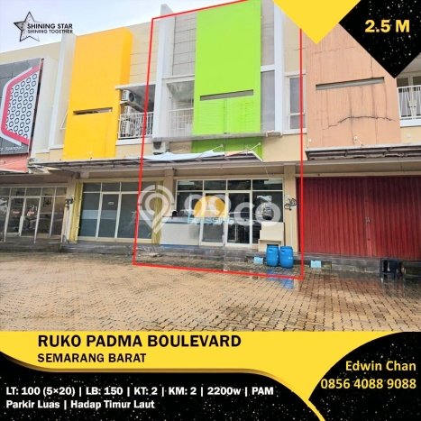Dijual Ruko di Graha Padma, Semarang Harga Penawaran Spesial Dijual Ruko di Graha Padma, Semarang Harga Penawaran Spesial