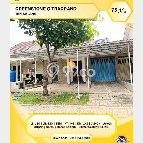 Sewa Rumah Murah di CitraGrand Semarang Punya 4 KT Sewa Rumah Murah di CitraGrand Semarang Punya 4 KT