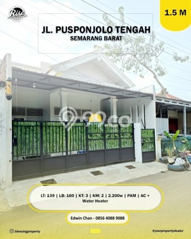 Dijual Cepat Rumah Favorit Siap Huni LB 160m2 di Semarang Barat, Semarang Dijual Cepat Rumah Favorit Siap Huni LB 160m2 di Semarang Barat, Semarang