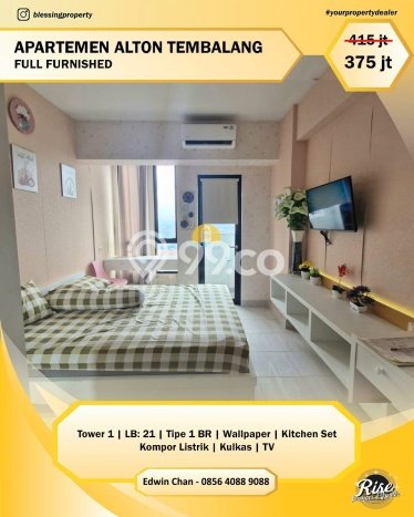 Apartemen Terjangkau di Banyumanik Spesifikasi 1 Kamar Apartemen Terjangkau di Banyumanik Spesifikasi 1 Kamar
