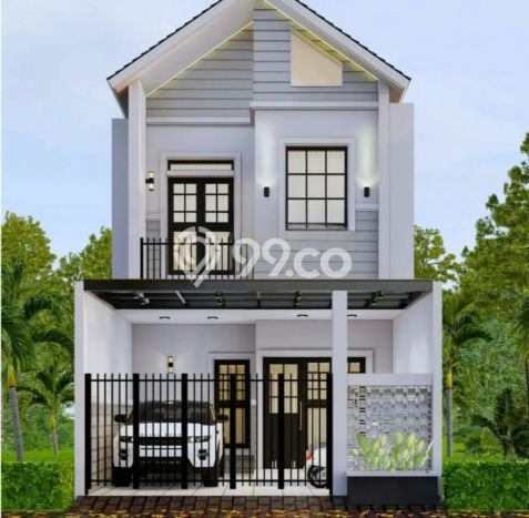Rumah Modern 3 Kamar LT 98m2 di BSD City Rumah Modern 3 Kamar LT 98m2 di BSD City