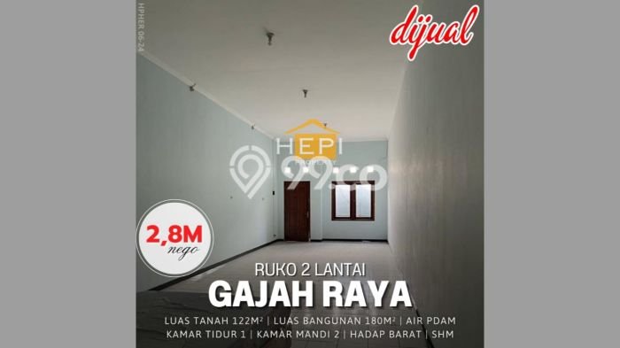 Ruko Komersial Dijual di Semarang Timur Semarang LT 122m2 & LB 180m2 Ruko Komersial Dijual di Semarang Timur Semarang LT 122m2 & LB 180m2