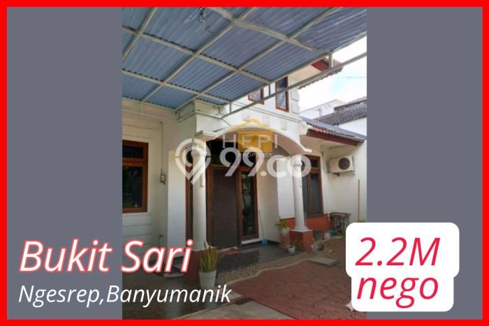 For Sale Hunian Rumah Nyaman 2 KT di Bukit Sari, Semarang For Sale Hunian Rumah Nyaman 2 KT di Bukit Sari, Semarang