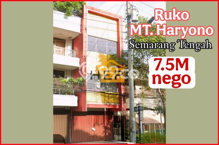 Ruko For Sale di Kawasan Semarang Tengah, Semarang Harga Kompetitif Ruko For Sale di Kawasan Semarang Tengah, Semarang Harga Kompetitif