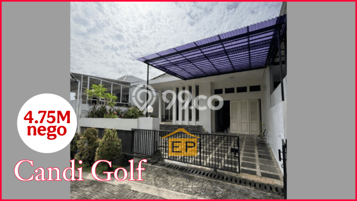 Rumah Elit Modern Tanpa Renovasi di Candi Golf Semarang Rumah Elit Modern Tanpa Renovasi di Candi Golf Semarang