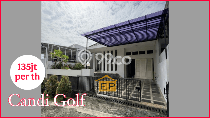 Rumah Disewakan Semarang LT 257m2 LB 250m2 Kawasan Candi Golf Rumah Disewakan Semarang LT 257m2 LB 250m2 Kawasan Candi Golf