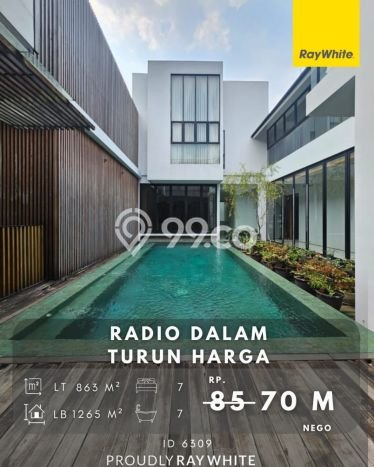 Rumah Luxury Modern Siap Huni di Radio Dalam Jakarta Selatan Rumah Luxury Modern Siap Huni di Radio Dalam Jakarta Selatan