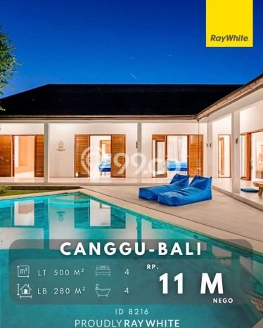 Hunian Super Mewah dengan Akses Paling Strategis di Canggu, Badung Hunian Super Mewah dengan Akses Paling Strategis di Canggu, Badung