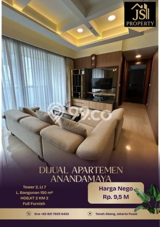 Unit Apartemen Luxury Dijual di Tanah Abang dengan 2 Kamar Tidur Unit Apartemen Luxury Dijual di Tanah Abang dengan 2 Kamar Tidur