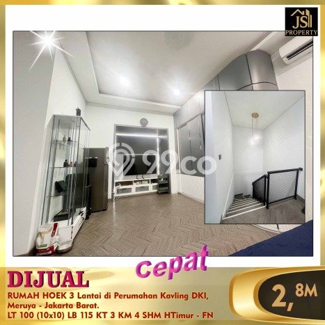 For Sale! Premium House LT 100m2 Desain Modern di Meruya For Sale! Premium House LT 100m2 Desain Modern di Meruya