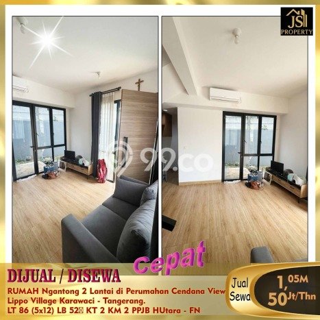 Rumah Minimalis 2 KT di Lippo Karawaci Tangerang Semi Furnished Rumah Minimalis 2 KT di Lippo Karawaci Tangerang Semi Furnished
