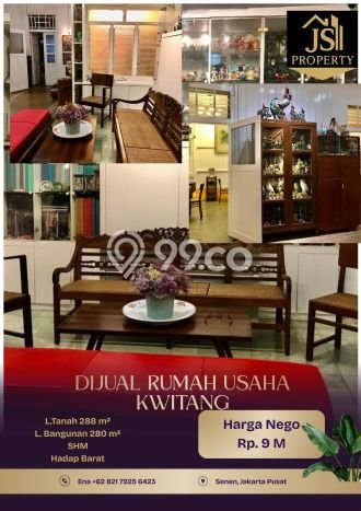 Unit Komersial Dijual di Senen Jakarta Pusat 280m2 Unit Komersial Dijual di Senen Jakarta Pusat 280m2
