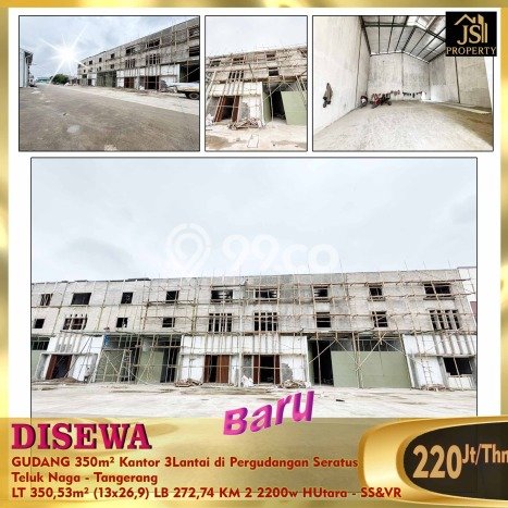 Unit Gudang Disewakan di Teluk Naga di Area Ramai & Strategis Unit Gudang Disewakan di Teluk Naga di Area Ramai & Strategis
