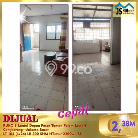 Ruko Strategis Kawasan Taman Palem, Luas 300m2m², Kawasan Bisnis Ruko Strategis Kawasan Taman Palem, Luas 300m2m², Kawasan Bisnis