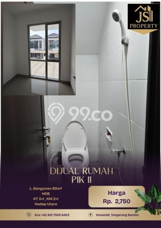 Ready to Use! Luxury House LT 80m2 Desain Modern di Pantai Indah Kapuk Ready to Use! Luxury House LT 80m2 Desain Modern di Pantai Indah Kapuk