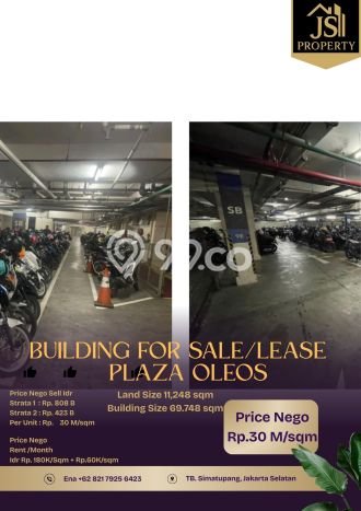 Kantor Dijual di Prime Area Jakarta Selatan Luas 69000m2 Kantor Dijual di Prime Area Jakarta Selatan Luas 69000m2
