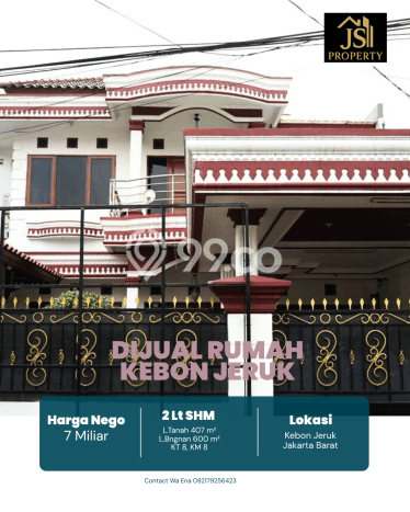 Dijual Rumah Mewah Exclusive di Kebon Jeruk, Jakarta Barat Dijual Rumah Mewah Exclusive di Kebon Jeruk, Jakarta Barat