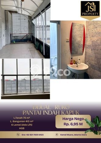 Unit Ruko Dijual di Jakarta Utara LT 75m2 & LB 413m2 Unit Ruko Dijual di Jakarta Utara LT 75m2 & LB 413m2