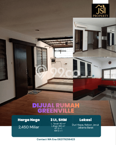 Rumah Modern Minimalis 3 Kamar Bisa Langsung Pindah di Kebon Jeruk Rumah Modern Minimalis 3 Kamar Bisa Langsung Pindah di Kebon Jeruk