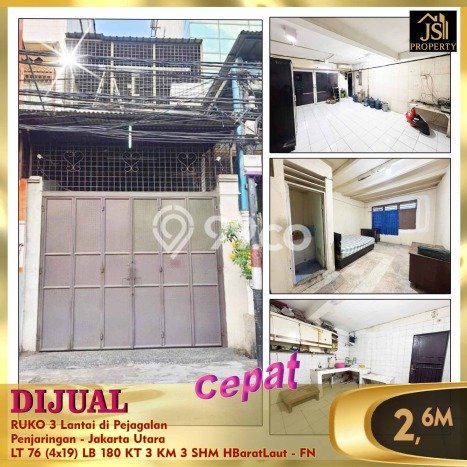 Unit Ruko Dijual di Penjaringan Jakarta Utara 180m2 Unit Ruko Dijual di Penjaringan Jakarta Utara 180m2